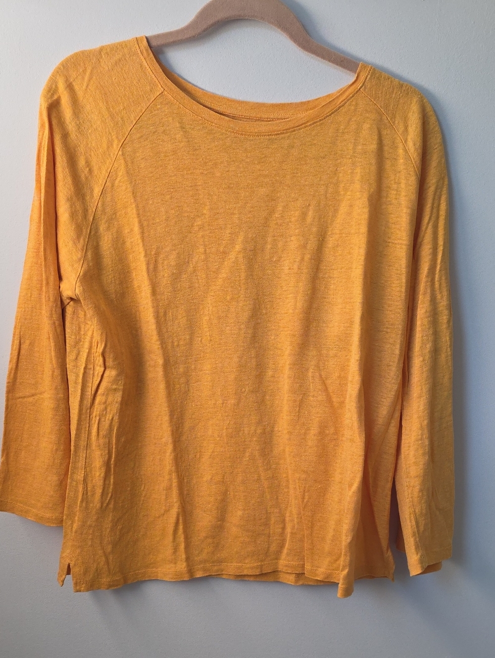 Eileen Fisher Long Sleeve Top Size Medium, Orange Creamsicle Colot